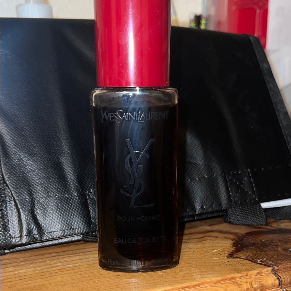 Yves Saint Laurent Pour Homme Black And Red Bottle - image 1